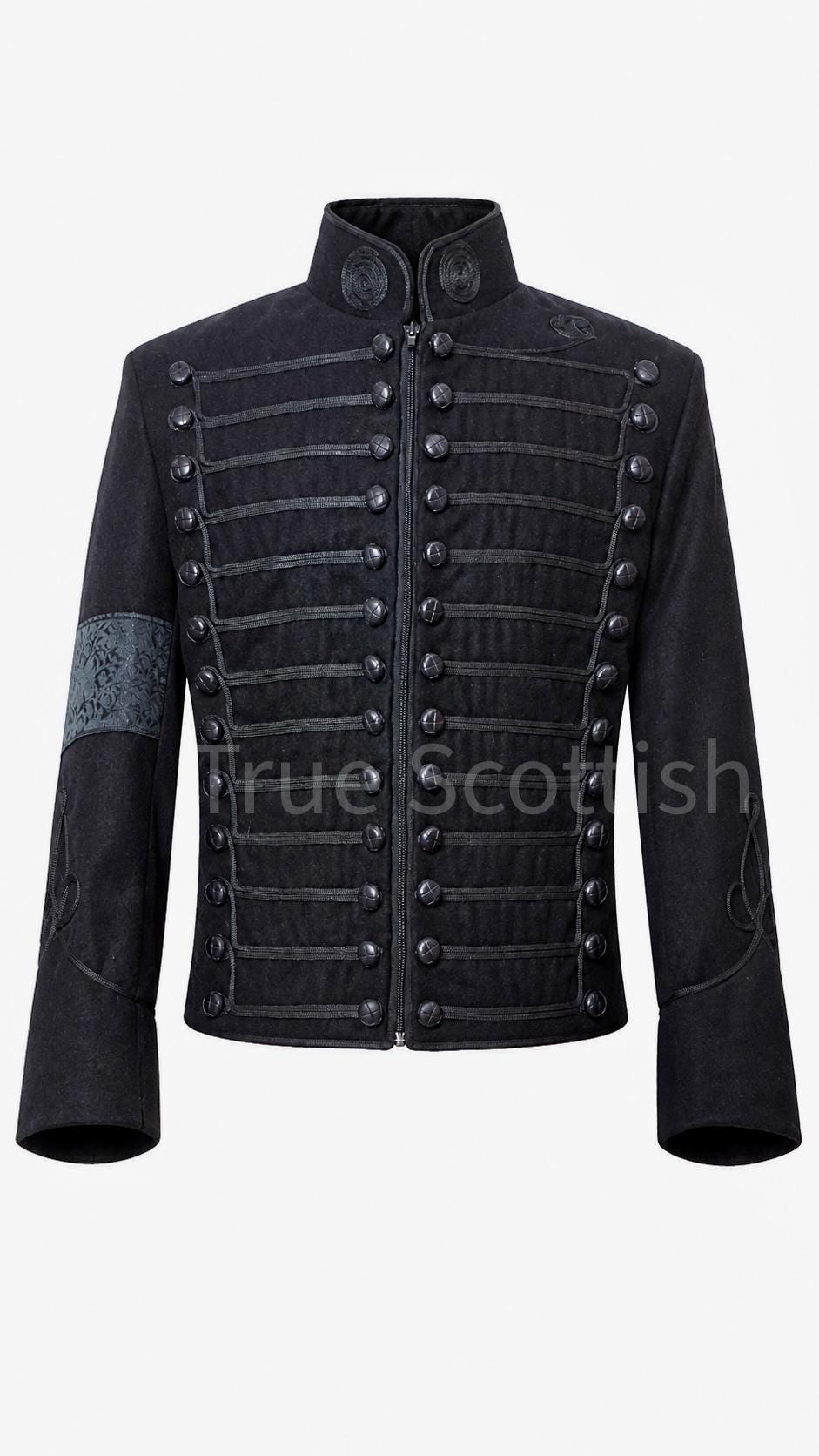 Embroidered Military Coat - Etsy