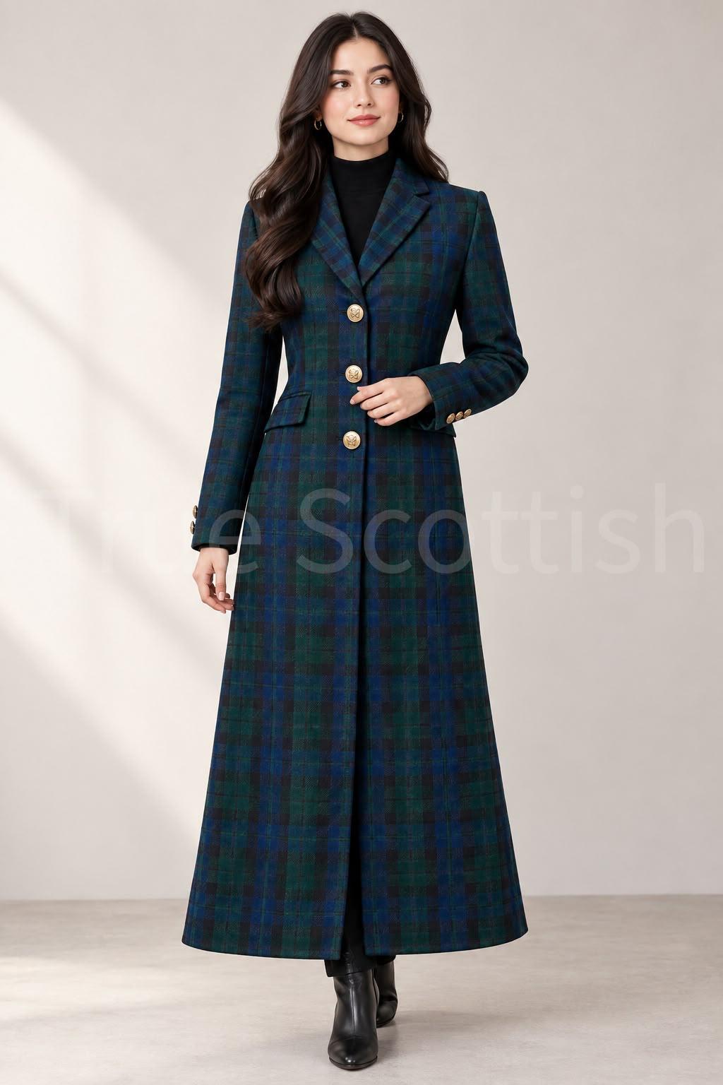 Black Watch Coat - Etsy UK