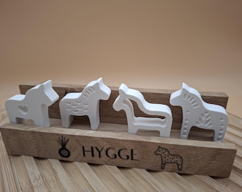4 Mini Dala Horses