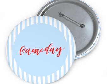 Ole Miss Gameday Pin Buttons for Sports Fans, Fun Party Favors, Collectible Pins, Unique Gifts, Ideal for Game Day Celebrations