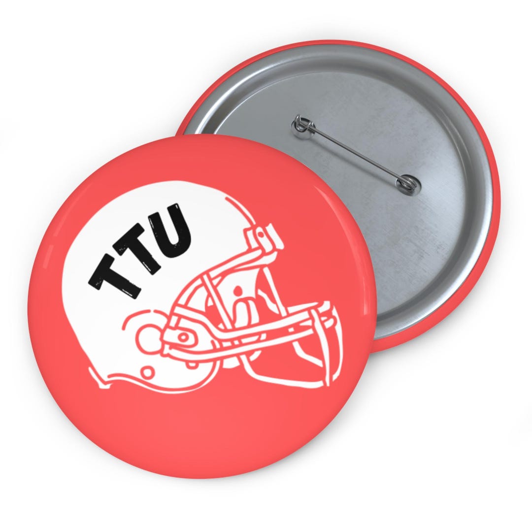 Texas Tech Game Day Pin Buttons, Personalized Accessories for Fans ...