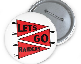 Texas Tech Gameday Pin Buttons, Grad Gift, Lets Go Raiders, Game Day Accessories