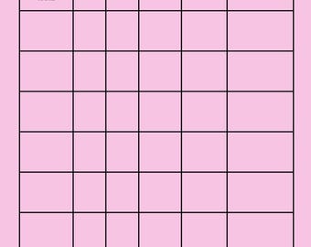Afdrukbare fitnesstracker trainingslogboek Pink Girly Weekly Instant Download