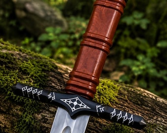 Hand Forged Viking Sword with Scabbard | High Carbon Steel Norse Replica Christmas Gift