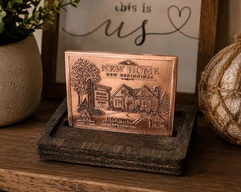 New Home Gift – 1 Pound .999 Fine Copper Bar | Housewarming Gift | New Home Keepsake | Pure Alchemy Mint | Limited Artisan Copper Bullion