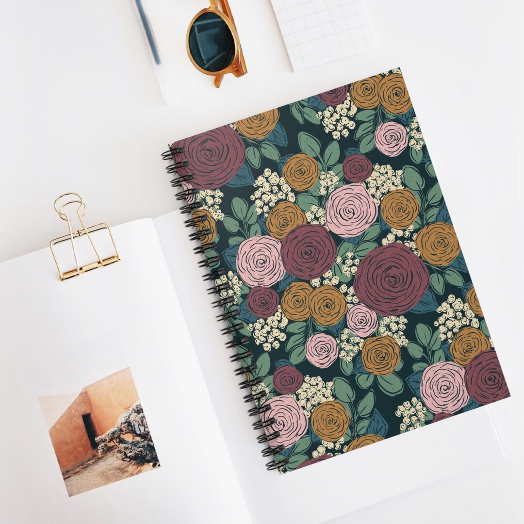 Floral Spiral Notebook: Garden Inspiration Journal (6x8 In) - Etsy