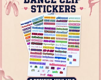 Dance Clip Stickers For Clothespin Decorating Ideas For Spirit Clip Making Trading Pins Team Gift Idea For Dancers Recital Good Luck