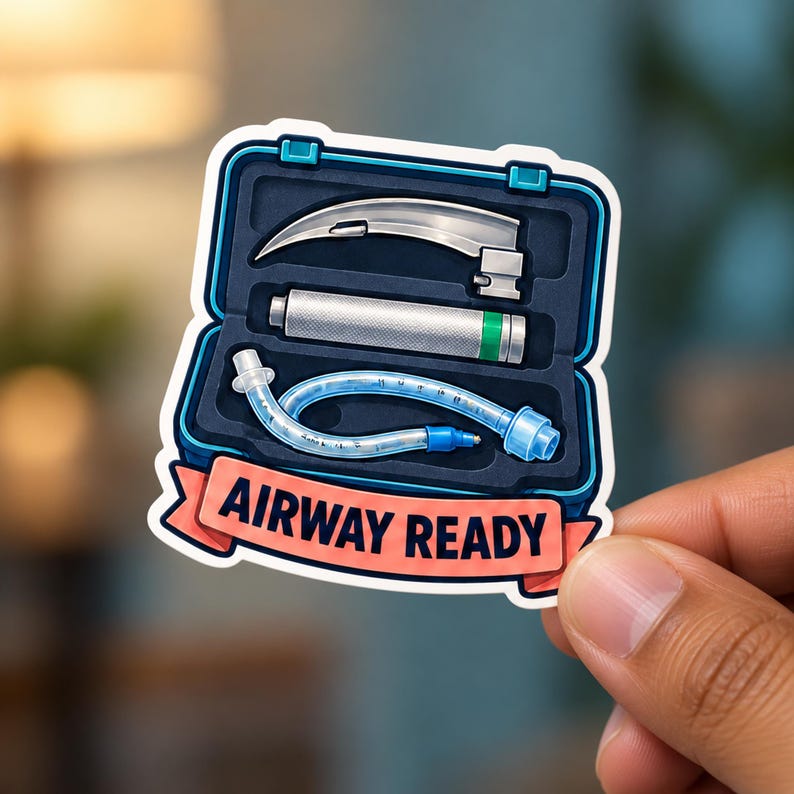 Anesthesia Tech Stickers, 9 Pack OR Team Decals, Anesthesia Technician ...