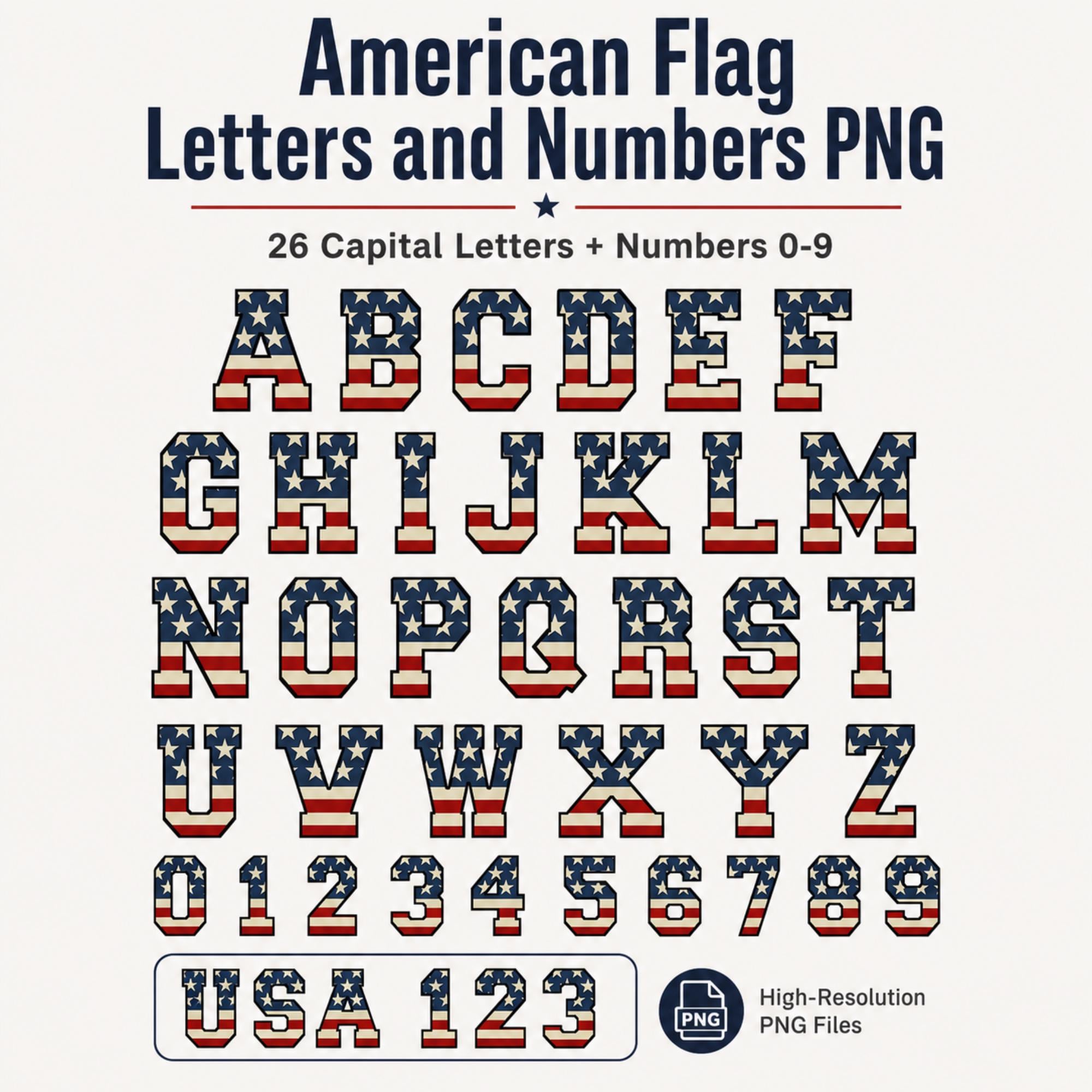 clipart usa block letters
