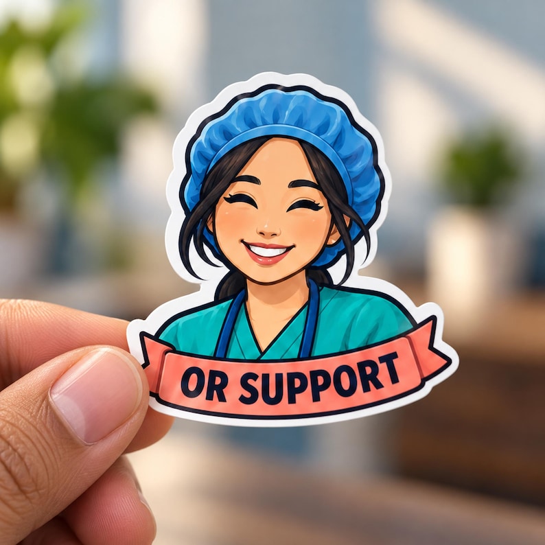 Anesthesia Tech Stickers, 9 Pack OR Team Decals, Anesthesia Technician ...