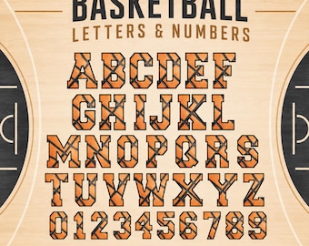 Basketball Alphabet Png Basketball Letters Numbers Basketball Clipart for Shirts Basketball Team Letters Sports Alphabet Basketball Numbers