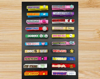 Volleyball Pins & Volleyball Clips for Players And Team Motivational Clips Volleyball Clothespins Clip Me Ideas For Volleyball Spirit Clips