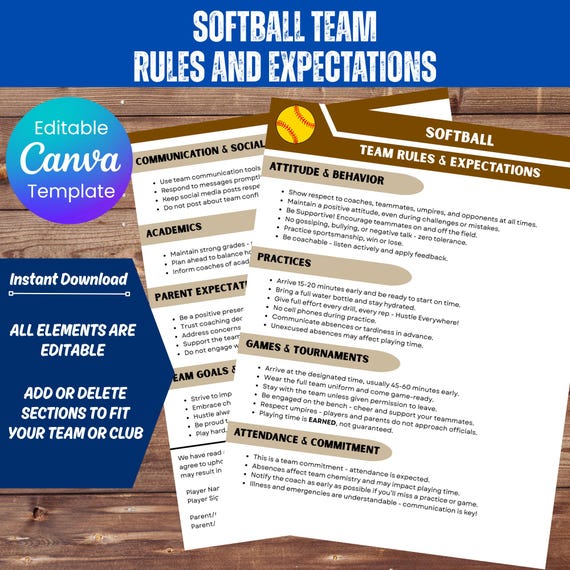 Basic Team Rules Sample Rules For Team Players Player Rules For 2017 YouTube