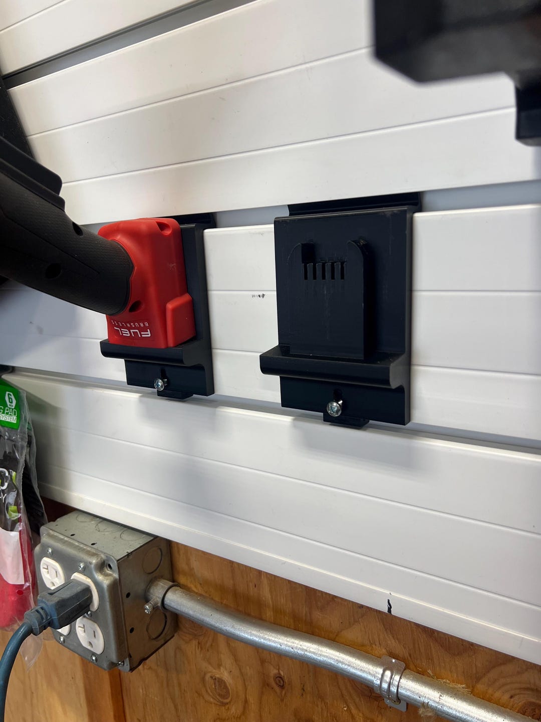 Power Tool and Battery Holders for Proslat Slat Wall ( Dewalt and ...