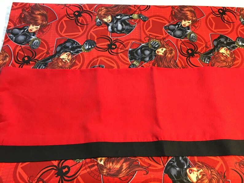 Black Widow Pillowcase Etsy