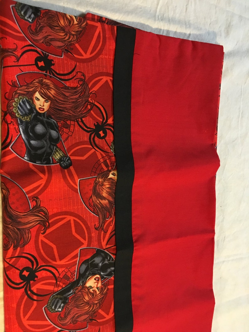 Black Widow Pillowcase Etsy