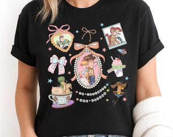 Coquette Bow Toy Story Shirt, Woody and Buzz Lightyear Shirt, Disney Family Trip Shirt, Toy Story Birthday Shirt