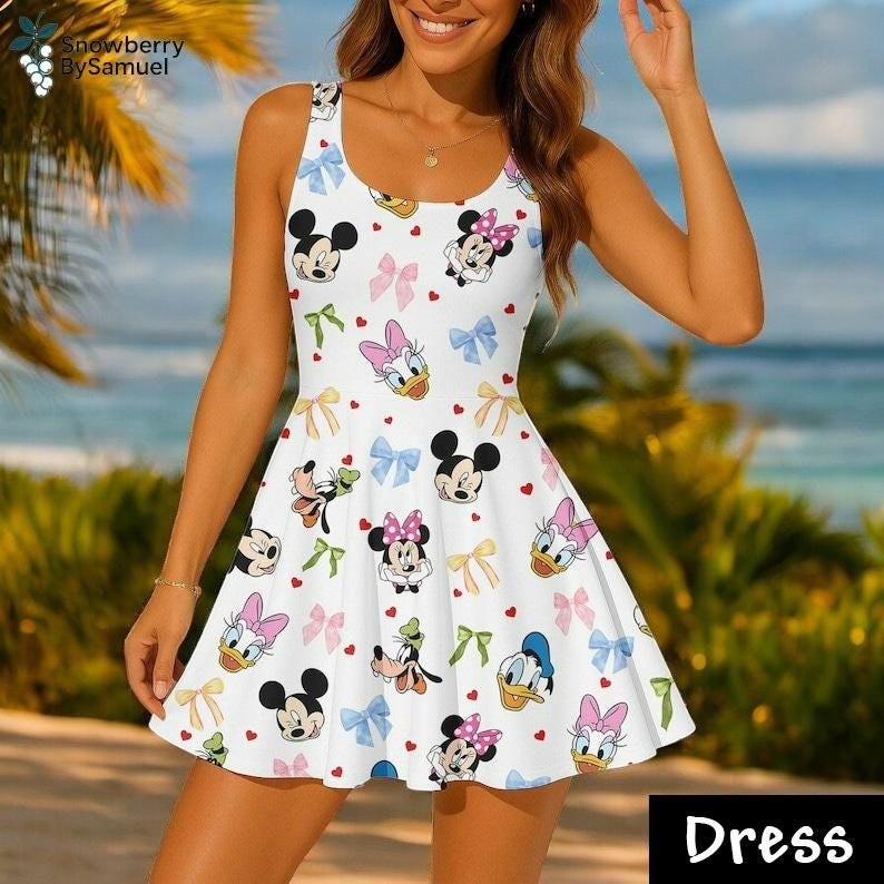 Mickey Athletic Dress - Etsy