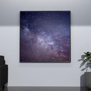 Milky Way Wandkunst - druckbares Galaxie Poster, Sterne Nachthimmel Digitaldruck, Kosmos Nebel Universum Druck, Weltraum Wand Sofort Digitaldruck