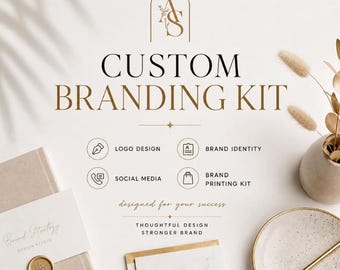Custom Branding & Logo Design Package | Business Identity Kit, Professional Logo, Visual Brand identity