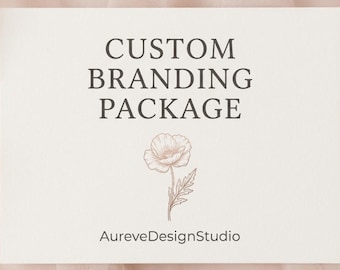 Custom Logo Design & Branding Package: Full Brand Identity Kit with Stationery and Social media