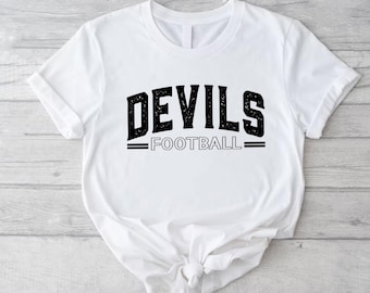 Devils Football Svg, School Team, Devils Svg, Football Svg, Sports Team, Stack Svg, Football Mom Shirt, School Spirit Svg, Digital Download