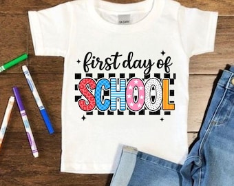 Retro Back to School Png, First Day Of School Png, Retro Kindergarten Png, School Png, Teacher PNG, first grade png for kids