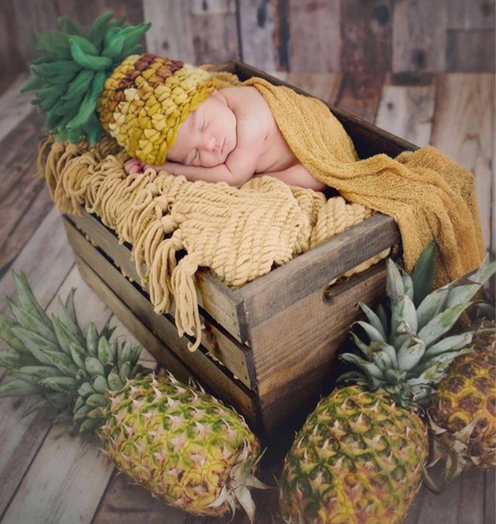 Tropical Pineapple Newborn Hat Gender Neutral LIMITED EDITION Etsy
