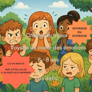 Treasure Hunt Emotions 6-8 years old