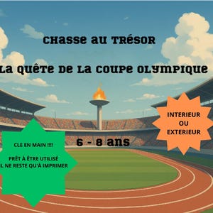 Sports Treasure Hunt for 6-8 year olds