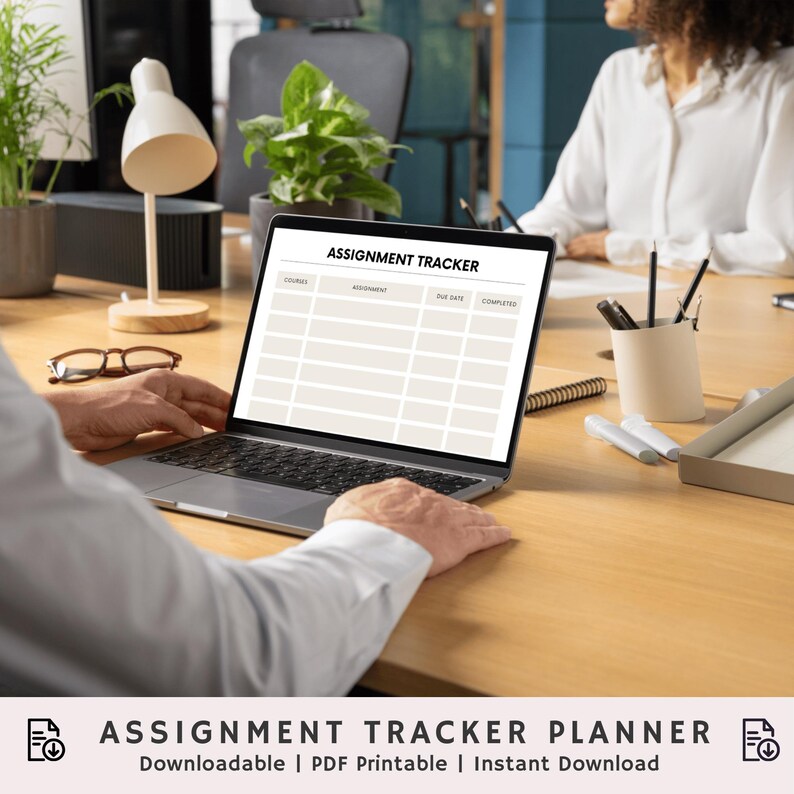 Assignment Tracker Sheet | A5 Printable Planner Inserts | Homework List ...