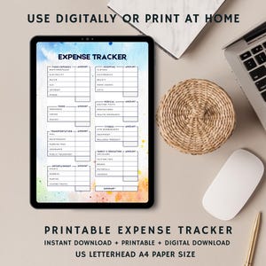 Expense Tracker, financial planner, spending tracker, finance tracker, monthly budget, bill tracker, finance planner, personal finance