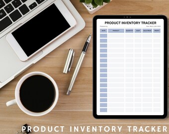 Product Inventory Tracker Printable: Small Business Organizer (Instant Download)