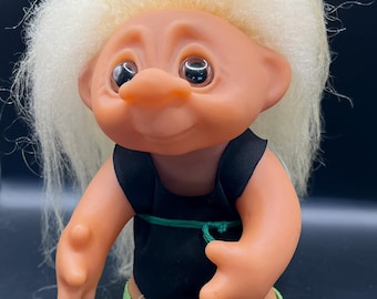 Thomas Dam Troll Doll #604 - Workout Troll 1985 - 9"