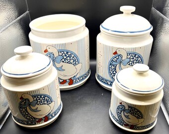 フレンチ　キャニスター5個セット ホーローキャニスター5個セット | リボンときどきネコ