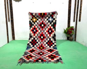 モロッコヴィンテージ3x 2フィート/ 118 x85cm ブシュルイテタピス現代 
