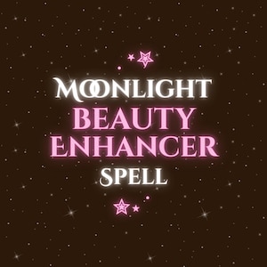 Sortilèges beauté clair de lune et lecture de cartes de tarot - Informations et conseils inclus - Rituel et sort de beauté parfait éclat extrême