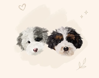 Extra Pet Add-On for Digital Pet Portrait