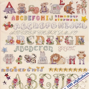 Vintage The Ultimate Cross Stitch Alphabet, PDF Instant Download