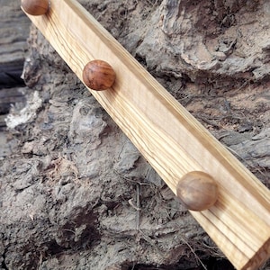Olive Wood Rug Hanger With Options