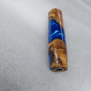 Wood Beer Tap Handle With Epoxy , Unique Handle, Olive Beer Tap Handle