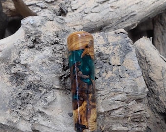 Olive Wood Beer Tap Handle With Epoxy 5.3'