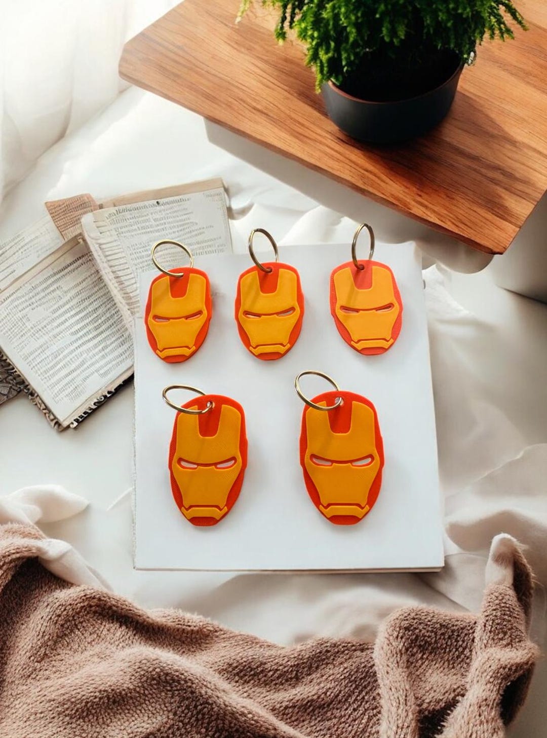 Ironman 3D Printed Keychains Set of 5 - Etsy
