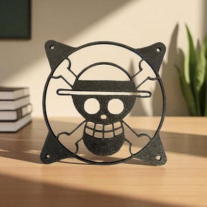 One Piece Skull 120mm 3D Printed Fan Cover
