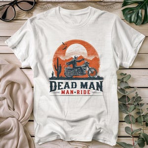 Skeleton Biker T-Shirt: Gothic Skull Rider Graphic Tee