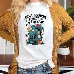 Funny Camping T-Shirt: Outdoor Adventure Hiking Tee