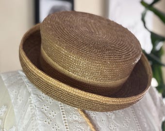 Sombrero canotier vintage de Liz Claiborne