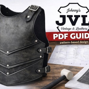 Leather Chest Armor guide Pattern PDF, DIY Cuirass Template, Medieval Leather Armor Tutorial, Cosplay Armor Pattern, LARP Costume, Printable
