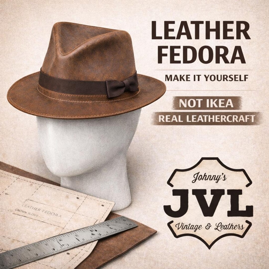 Fedora Pdf Leather Fedora DIY Guide PDF, Handmade Hat Tutorial, Not a Fixed ...