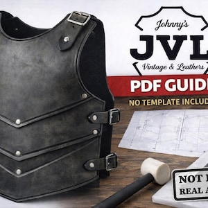 Leather Cuirass Guide PDF, No Template Included, Build Your Own Armor, Medieval Chest Piece DIY, Real Leathercraft